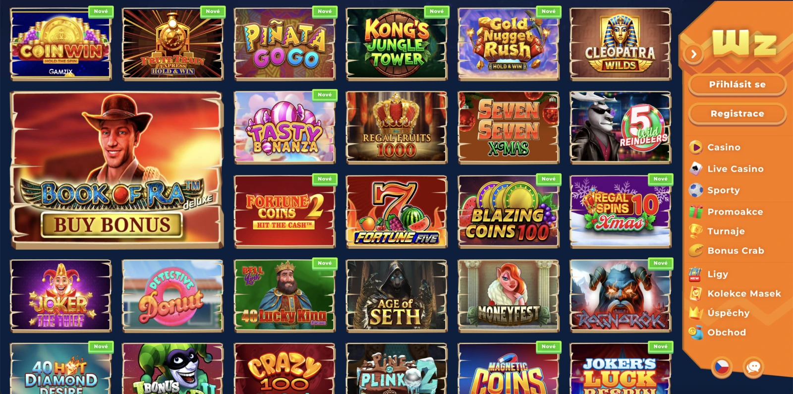 výherní automaty Wazamba